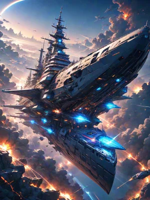 Cự Hạm Tinh Hà: Từ Thuyền Chở Rác Đến Tinh Không Cự Hạm Poster